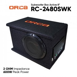 Bass Box Subwoofer Aktif 8&Prime; inch ORCA RC 2480 SWK