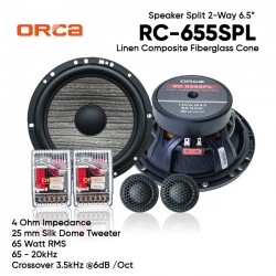 Speaker 2-Way ORCA RC-655 SPL 6.5&Prime; inch