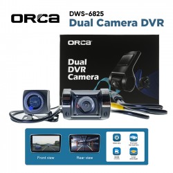 ORCA DWS-6825 - DUAL CAMERA DVR DASHCAM MOBIL UNTUK HEADUNIT ANDROID