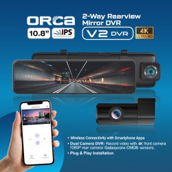 ORCA 2-WAY REARVIEW MIRROR V2 DVR